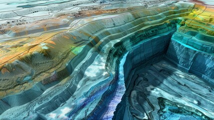 Concept Geology, Data Analysis, Underground Aquifer, Cartography, Hydrogeology generative ai