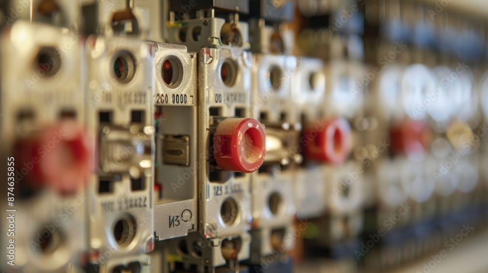 Poster a zoomedin image of a fuse box with some fuses missing highlighting the empty slots and their corres