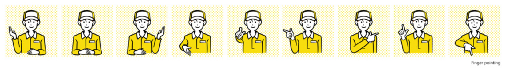 指差し確認｜ドライバー（男性）