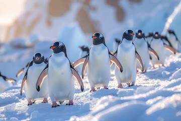 Penguins' Resilient Spirits: Dancing and Thriving in Antarctica's Harshness