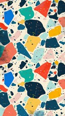 Terrazzo seampless pattern background -