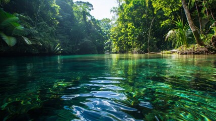 tropical river generative ai