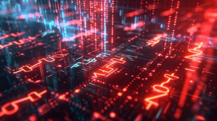 Abstract Digital Network