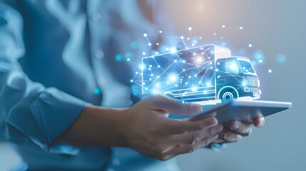 Logistics manager optimizing transaction processes for cost stability