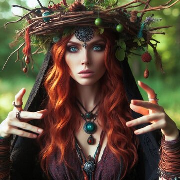 Bruja Druida- Cultura Celta.