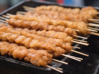 Grilled chicken wings snack