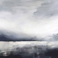 Obraz premium fog over the river