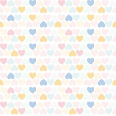 seamless pattern with hearts