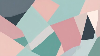 Obraz premium abstract color palette wallpaper with dusty rose mint background
