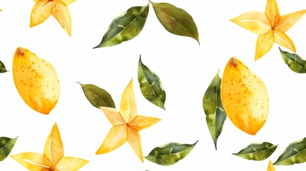 Watercolor seamless pattern of hand-drawn raspberries with rich reds