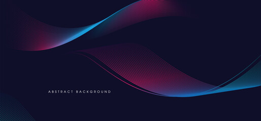 The Abstract background with the colorful color and digital technology design