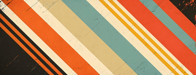 Abstract and stylish wallpaper featuring vibrant diagonal rainbow stripes against a black background.