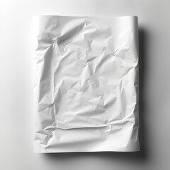 Obraz premium Crumpled white paper textures.