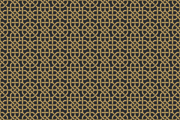 Seamless geometric pattern in authentic arabian style.