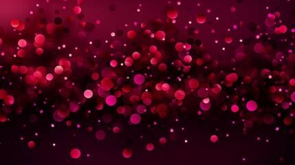Dots Circles Pink Spheres on Red Background, Abstract Image, Texture, Pattern Background, Wallpaper, Background, Cell Phone Cover and Screen, Smartphone, Computer, Laptop, 9:16 and 16:9 Format