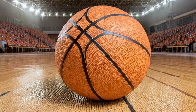 Bola de basquete, fundo branco