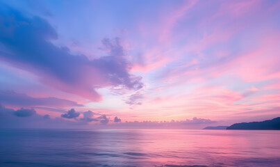 Naklejka premium the vast sky and beautiful atmosphere