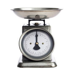 Kitchen scale isolate on transparent png.