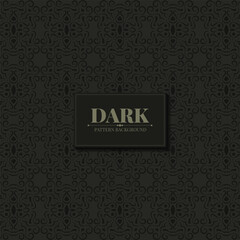 dark ethnic seamless pattern template