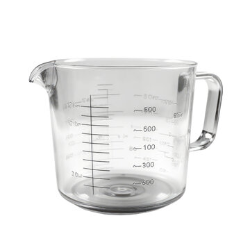 Measuring cup isolate on transparent png.