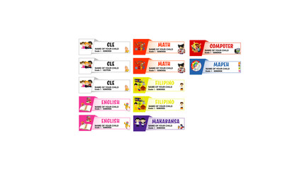 labeling stickers grade school_SUBJECT