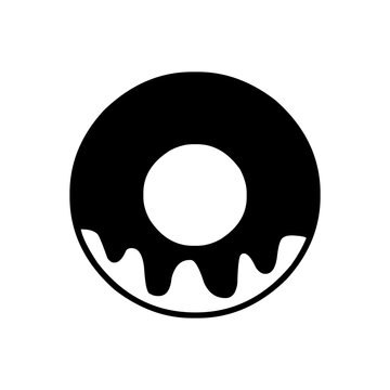 recommend clip art: Doughnut icon. Donut silhouette