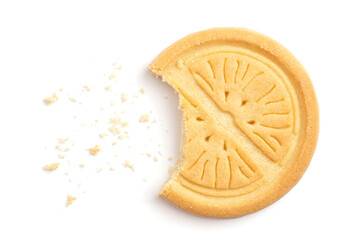 Sweet and Sour Lemon Shaped Shortbread Cookie Biscuits
