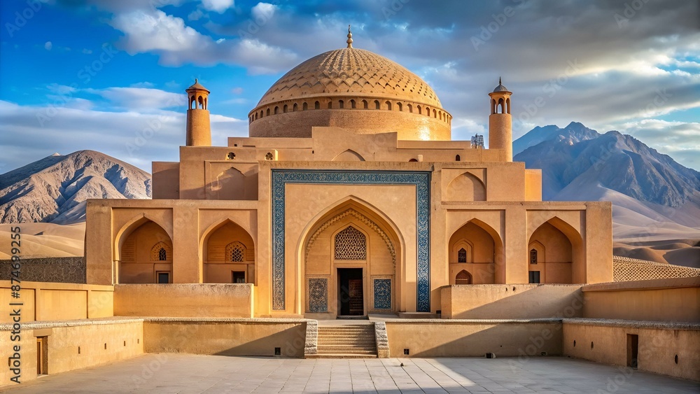 Wall mural Yazd - Iran. April 23, 2017. The Temple of Silence in Yazd, Iran.