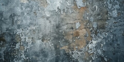 Fototapeta premium Abstract Distressed Concrete Wall Texture Background, Highlighting Natural Elements, Artistic Aesthetics, and a Sense of Solitude for Decorative High-Resolution Wallpaper
