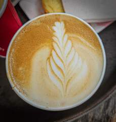 cup of cappuccino