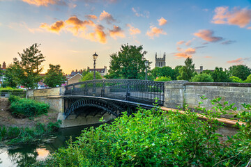 Tickford Bridge in Newport Pagnell in Buckinghamshire. England © Pawel Pajor