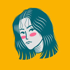 Character design avatar flat minimalist 140