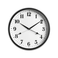 Clock isolate on transparent png.
