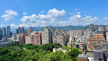 Fototapeta premium view of the city