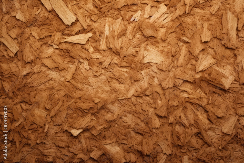 Poster high-quality image of a seamless chipboard texture for versatile backgrounds