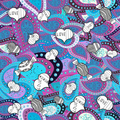 Naklejka premium abstract super cute and nice interesting picture