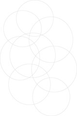 black and white circles