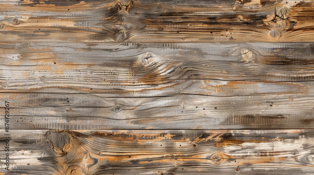Poster a rustic wood grain pattern with natural textures and warm tones, ideal for adding a cozy and organi