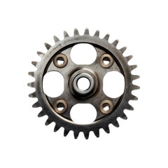 Gears and cogs isolate on transparent png.
