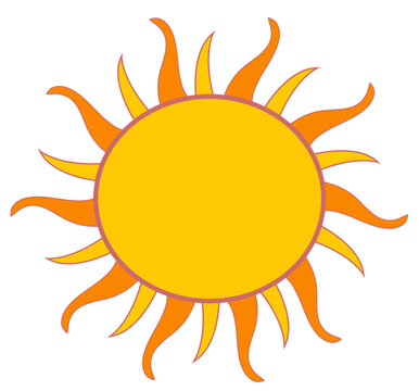 A Beautiful hotest Sun.