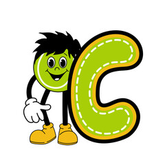 coloring alphabet for kids © betania