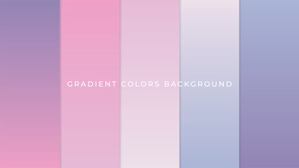 Fototapeta premium colorful gradient colors background design