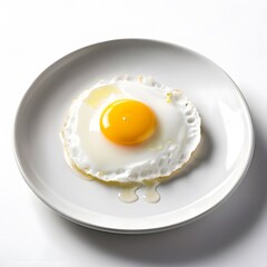 fried egg on a plate