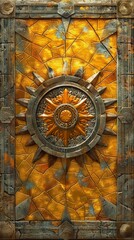Obraz premium Ornate Baroque Barocco Marble Ceiling Design with Intricate Non-Linear Accents Depicting Classic Elegance and Architectural Beauty