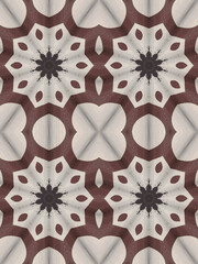 Brown Background with Snowflakes All Over