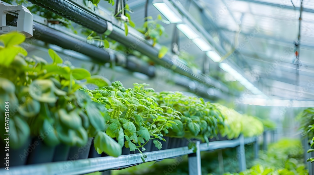 Poster technologically advanced greenhouse automating climate monitoring and analytics