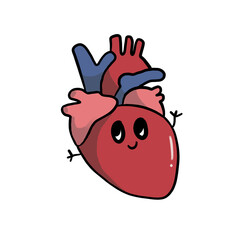 Happy red heart 