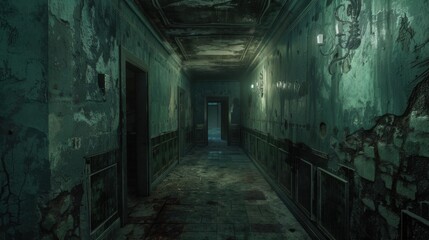 Abandoned Hotel: Forgotten Decay in Eerie Silence