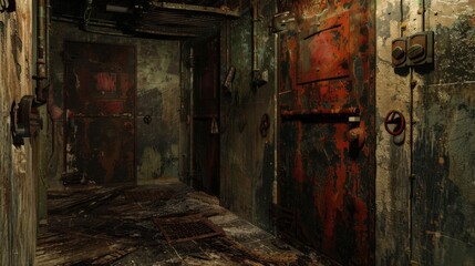 Forgotten Secrets: Abandoned Military Bunker Capturing Eerie Silence and Haunting Darkness