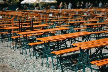 Outdoor collapsible beer tent garnishes